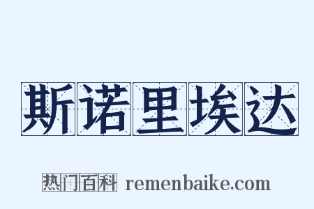 斯诺里埃达是什么意思的图片